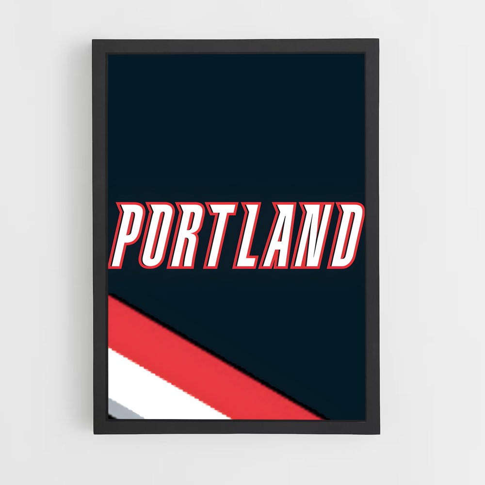 Poster Blazers Spirit – affiche Basketball (vue 2)